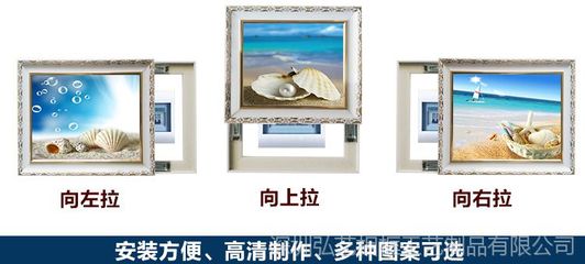 配电箱的优雅变身 新款推拉装饰画，让电表箱成为客厅点睛之笔